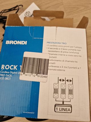 Cordless trio Brondi tre telefoni
