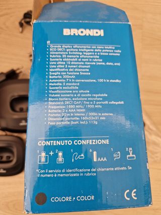 Cordless trio Brondi tre telefoni