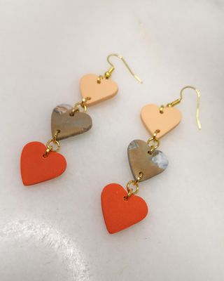 Pendientes Corazones Colgantes Únicos