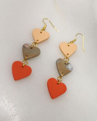 Pendientes Corazones Colgantes Únicos