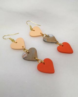 Pendientes Corazones Colgantes Únicos