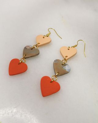 Pendientes Corazones Colgantes Únicos