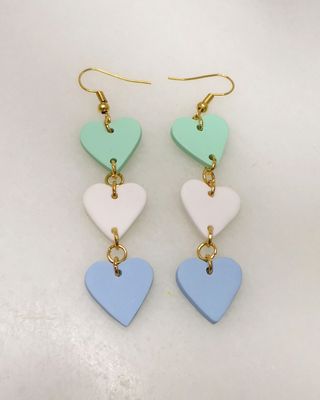 Pendientes Corazones Colgantes Únicos