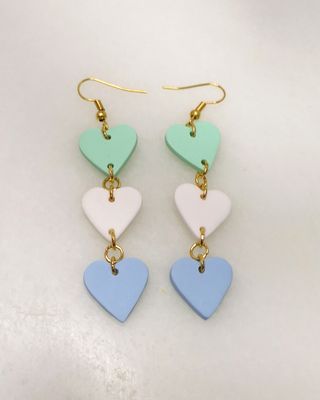 Pendientes Corazones Colgantes Únicos