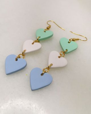 Pendientes Corazones Colgantes Únicos