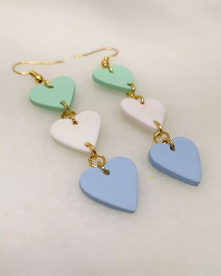 Pendientes Corazones Colgantes Únicos