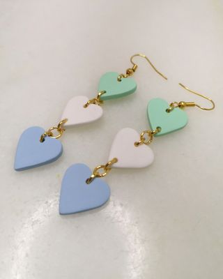 Pendientes Corazones Colgantes Únicos