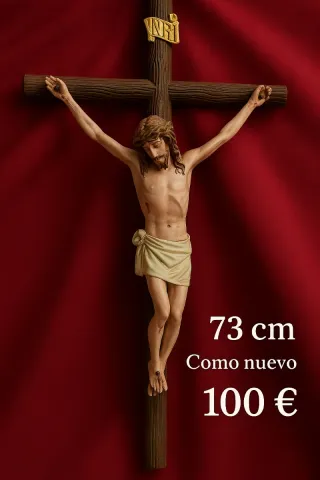 Cristo arte sacro antiguo 73 cm – Gran oportunidad