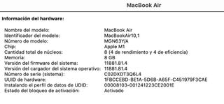 Macbook air m1