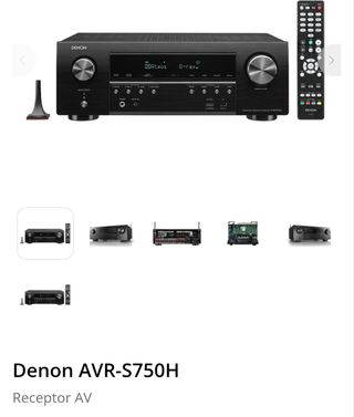 Amplificador de sonido HIFI DENON AVR S750H