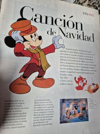 Libro 100 años de Magia de Walt Disney