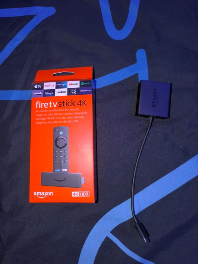 Fire TV Stick 4k y adaptador ethernet