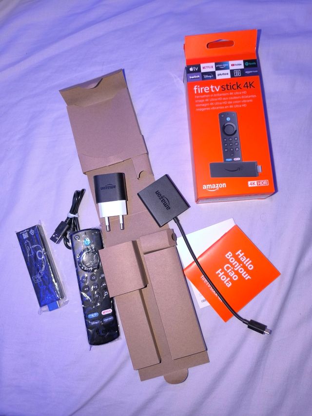 Fire TV Stick 4k y adaptador ethernet