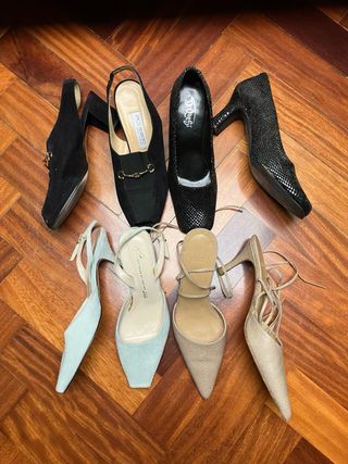 Zapatos tacón poco uso nº38
