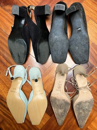 Zapatos tacón poco uso nº38
