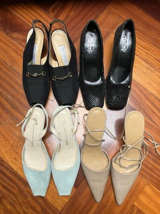 Zapatos tacón poco uso nº38