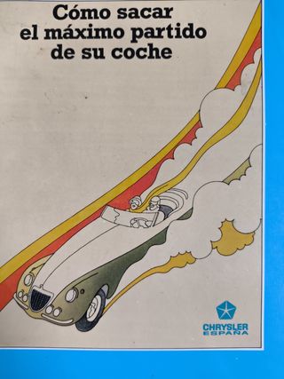 "CHRYSLER" SACAR MAXIMO PARTIDO AL COCHE AÑO 1976