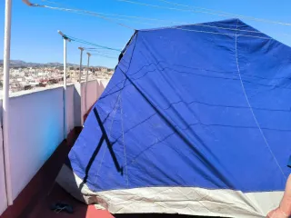 IMPRESIONANTE Tienda de campaña y otras cosas