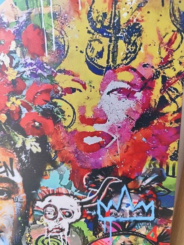 Frida Kahlo "Queen" Lienzo con marco