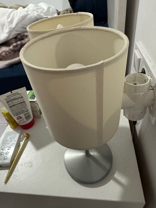 Duo de lamparas luz tenue