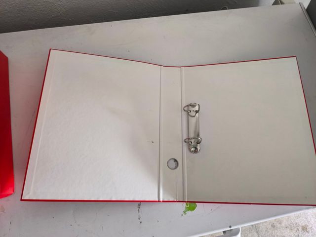 Carpetas con anillas