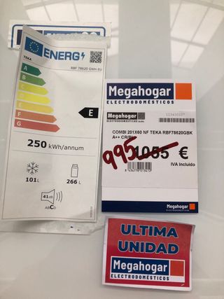 Frigorífico No Frost con Tecnología IonClean