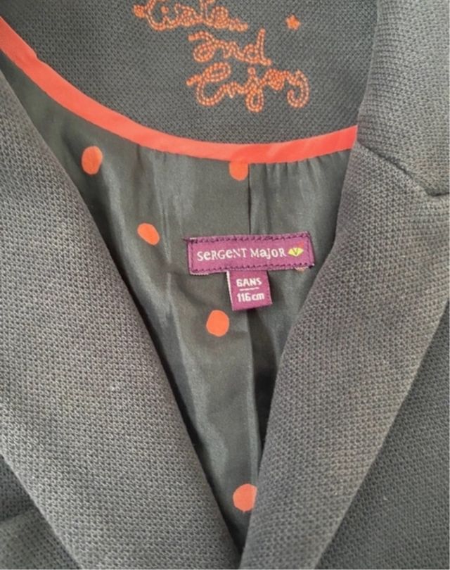 Americana algodon talla 6