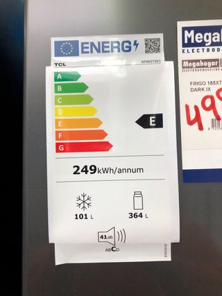 Frigorífico TCL RP465TSE1 No Frost