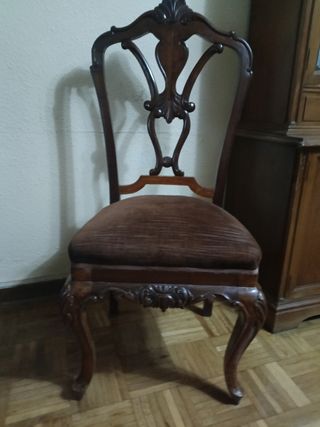 Sillas Isabelinas antiguas