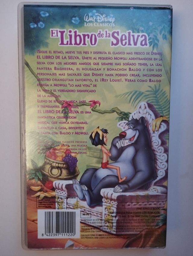 VHS El libro de la selva