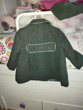 Abrigo gris niña