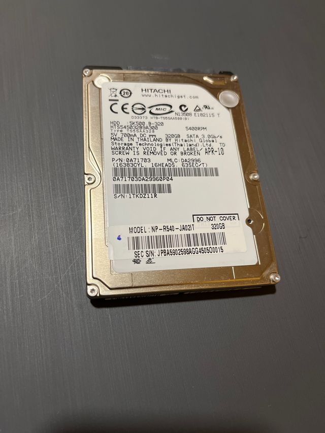 Hard disk Sata 320Gb