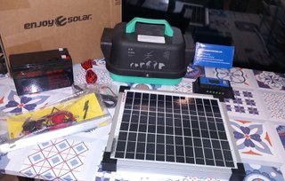 Pastor solar eléctrico 12v 4,5 julios jabali