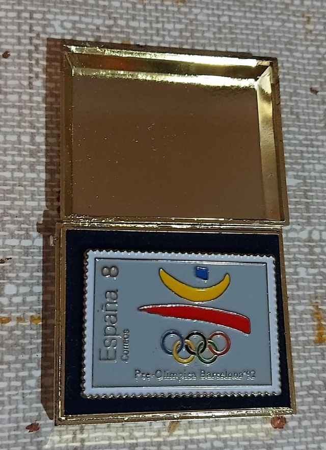 Timbro a spillo Correos 8ptas pre-olimpico Barcellona 92