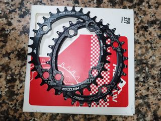 PLATO MTB 32T OVALADO. 104 BCD
