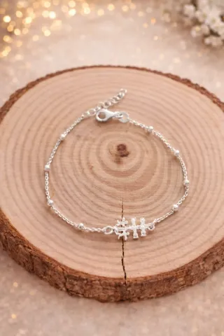 Pulsera cruz de Caravaca plata