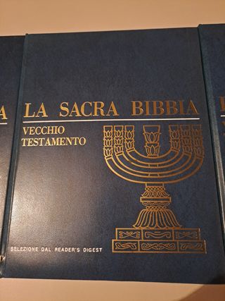 La sacra bibbia 3 volumi