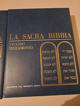 La sacra bibbia 3 volumi