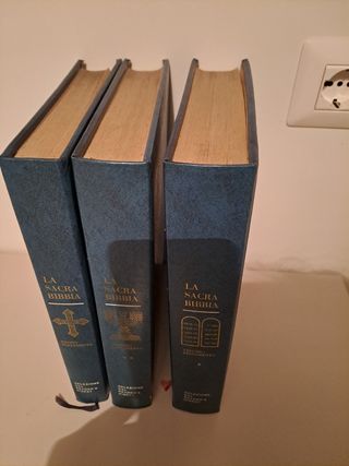 La sacra bibbia 3 volumi