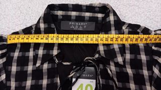 Vestido corto de cuadros de Primark