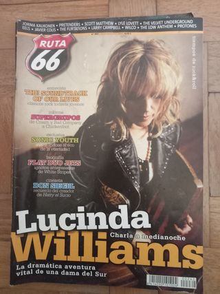 Revista Ruta 66. Lucinda Williams.