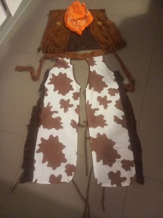 Disfraz vaquero talla S