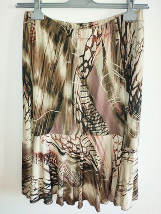 Falda estampada