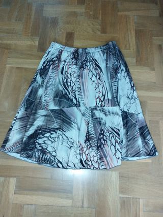 Falda estampada