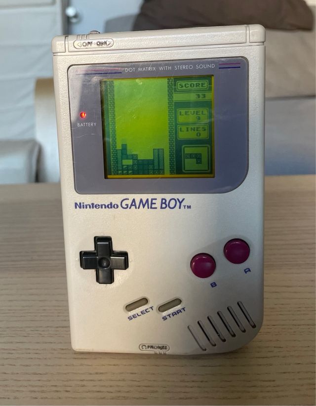 Game boy clasica con juegos
