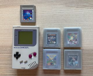 Game boy clasica con juegos