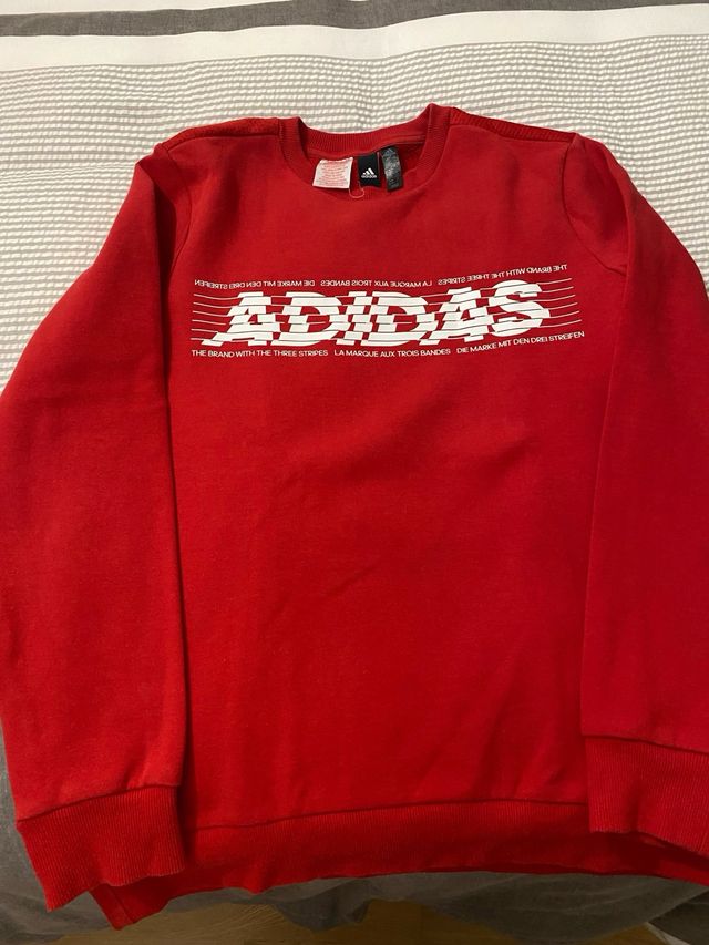 Sudadera roja ADIDAS