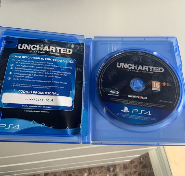 play station 4. UNCHARTED