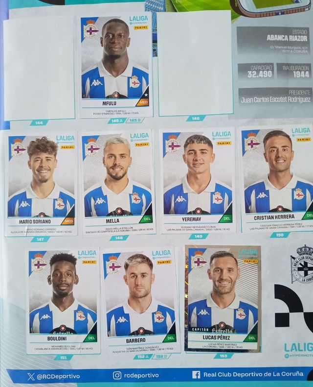 Cambio cromos hypermotion