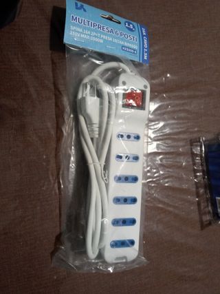 Multipresa 6prese bipasso con inter